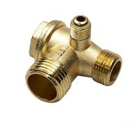 Hosrivae Connettore maschio efficiente ed affidabile della valvola di ritenuta del filo per la lega di zinco del compressore d'aria, progettazione di 3 porti