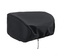 Hosrivae Copertura impermeabile Oxford per griglia 58 x 38 x 38 cm, resistente ai raggi UV e alla neve, protezione per barbecue e barche, colore nero (420D)