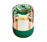 Hosrivae Creatore di nebbia fredda, umidificatore con luce notturna, umidificatore silenzioso per auto, facile da pulire, 13,6 x 13,6 x 19,5 cm, portatile, per casa, dormitorio, scrivania del veicolo
