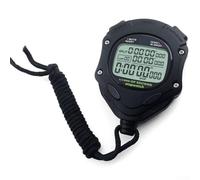 Hosrivae Cronometro digitale con retroilluminazione, timer sportivo multifunzione per corsa, nuoto, allenamento, memoria 100 giri, metronomo, conto alla rovescia, compatibile