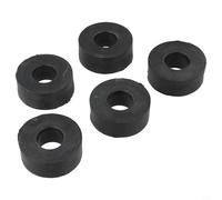 Hosrivae Cuscinetti ammortizzanti in gomma per macchine da fitness, biciclette da palestra e pile di pesi - Confezione da 5 piedini antiscivolo per ammortizzare le vibrazioni, diametro esterno 60 mm ×