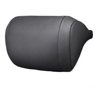 Hosrivae Cuscino da collo in pelle per auto con perforazioni traspiranti a matrice, supporto ergonomico a forma di S per tutte le stagioni, adatto alla maggior parte dei poggiatesta dei sedili dei