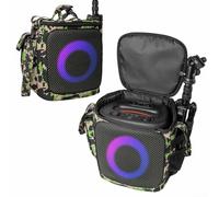 Hosrivae Custodia rigida in EVA per altoparlante Encore 2, borsa da viaggio portatile con trasparenza del suono, custodia protettiva con manico, nero (verde)