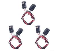 Hosrivae DC 3-5V Through-Beam Sensore Infrarosso 3 Paia, Veloce 2Ms Per Risposta Rilevatore di Movimento Ottico Trasmettitore Ricevitore Scheda Per Arduino Per Stm32 FAI DA TE Automazione Controllo