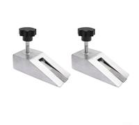 Hosrivae Fermaporta regolabile in acciaio con altezza resistente per porte a pavimento senza trapano, fermata hardware per porte manovrabili in acciaio inox design parete più mobili