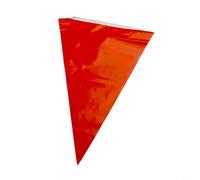 Hosrivae Festone per feste e celebrazioni di strada, 18 m, rosso, bianco, blu, per feste e celebrazioni, 50 pezzi, bandiera in PE, forniture per feste a tema reale del Regno Unito