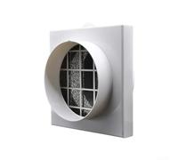 Hosrivae Filtro per condotto lavabile in PVC e PE, sistema di ventilazione in spugna riutilizzabile, guscio rimovibile in ABS, dimensioni 110 mm o 160 mm (110 mm)