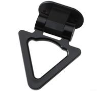 Hosrivae Gancio di traino triangolare per auto, decorazione in ABS con supporto adesivo, adatto per la maggior parte dei veicoli, 18 x 12 x 4,5 cm (confezione da o)
