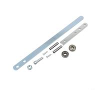 Hosrivae Grucce per piegatubi manuali in acciaio ad alto tenore di carbonio, 340 x 20 mm e 120 x 20 mm, doppie dimensioni, grigio argento, per officina, costruzione e produzione di mobili