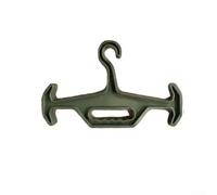 Hosrivae Heavy Duty Vest Hanger, alta plastica con I-Beam design, sicuro multi-gancio di stoccaggio per immersioni subacquee, attrezzi e zaini (verde)
