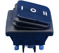Hosrivae Interruttore a bilanciere impermeabile a 6 pin, 30 A, interruttore di controllo motore a 3 posizioni con cablaggio terminale a vite, interruttore elettrico IP55 in avanti e indietro
