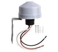 Hosrivae Interruttore elettronico a sensore fotocellula per esterni - IP44 resistente alle intemperie tramonto all'alba, interruttore automatico a parete 10A 220V