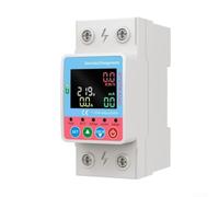 Hosrivae Interruttore WiFi 63A, misuratore di energia reale con tensione/corrente, monofase automatico Recloser Monitoraggio e controllo del consumo domestico