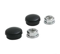 Hosrivae Kit copribulloni per tergicristallo anteriore, in plastica, nero, per A2-A8, per Q7, R8, RS3-RS5 (2000-2019) (2 set)