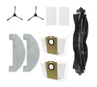Hosrivae Kit di ricambio per spazzola principale, spazzola laterale, panno mocio, filtro e sacchetto per la polvere per robot aspirapolvere MR1 - Compatibile con accessori per la pulizia della serie