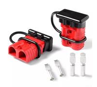 Hosrivae Kit di scollegamento rapido per batteria resistente 175A argano, cavi e applicazioni ad alta corrente, terminali placcati in argento, alloggiamento ignifugo per PC, confezione da 2 con