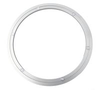 Hosrivae Lazy-Susan - Base girevole in lega di alluminio con cuscinetto rotante e offset in altezza, per cucina, tavolo da pranzo, decorazione torte, portaspezie, 40,6 cm