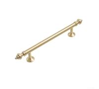 Hosrivae Maniglia per porta in ottone per armadi, cassetti, guardaroba, con distanza tra i fori di 96 mm/128 mm, dispositivo di miglioramento della cucina e della casa (confezione da 1) (1091-128)