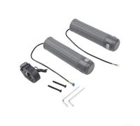 Hosrivae Manopola per manubrio in ABS grigio con indicatore di direzione per scooter elettrico 4 Pro Plus Max, design leggero, parte di ricambio con interruttore di controllo