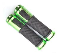 Hosrivae Manopole per manubrio antiscivolo, in gomma e lega di alluminio, design a goccia d'acqua per barre di diametro 22 mm, ammortizzanti, antiscivolo, coppia di impugnature da ciclismo (verde)