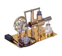 Hosrivae Modello monocilindrico Hot Engine Educazione fisica e scienza - Kit dimostrativo di combustione esterna fatto a mano, strumento didattico desktop compatibile con il curriculum STEM