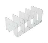 Hosrivae Organizer per borse in acrilico da donna, 4 ripiani, impilabile, con grande apertura, trasparente, ispessito, salvaspazio