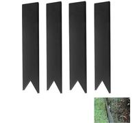 Hosrivae Pali in metallo per bordi paesaggistici, clip di collegamento in acciaio resistente per giardino da 15,2 cm/20,3 cm/35,6 cm, resistenti alla ruggine e per una facile installazione (41,2 cm)