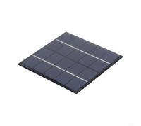 Hosrivae Pannello solare policristallino da 3 W 5 V per uso esterno - Caricatore solare portatile a ricarica rapida compatibile con dispositivi a bassa potenza, luci solari, ventole e pum