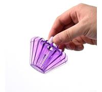 Hosrivae Per filtro in resina compatibile con V60 progettato per ridurre il movimento della carta e promuovere una distribuzione uniforme dell'acqua per versare sopra (viola)