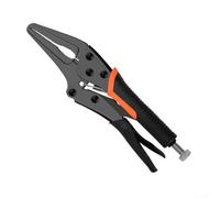 Hosrivae Pinze di bloccaggio per fissaggio tubi, multifunzione, con ganasce rotonde e dritte, regolabili, pinze a pressione in lega di acciaio resistente per carpenteria, lavorazione dei metalli