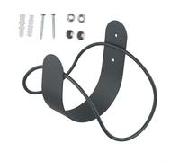 Hosrivae Portagomma da giardino in acciaio da parete fino a 30 m, organizer resistente per auto e tubi esterni, con fissaggi di espansione