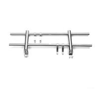 Hosrivae Portasciugamani in acciaio per termosifone, regolabile per il riscaldamento del bagno, capacità di 10 kg, ripiano ResistantWarmer color argento, 60 cm (50 cm)