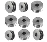 Hosrivae Puleggia per cinghia trapezoidale, tipo A, puleggia motore in ghisa a doppia scanalatura per utensili elettrici, diametro 50-100 mm, compatibile con cinghie trapezoidali di tipo A e cinghie