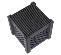 Hosrivae Purificatore d'acqua per cavalli al carbone attivo da 115 mm per cubo per cura equina e filtrazione dell'acquario - riutilizzabile, riattivabile al sole, plastica Fi