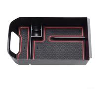 Hosrivae RAV4 2019-2023, portaoggetti per console centrale, vano portaoggetti in ABS con porta monete e foro di ricarica, accessorio interno nero