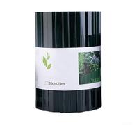 Hosrivae Recinzione da giardino verde 9 m, in PET resistente alle intemperie, bordo aiuole per aiuole, non installare attrezzi, 3 opzioni di altezza per giardino (20 cm x 9 m)