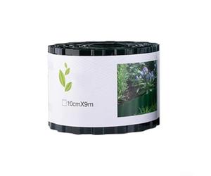 Hosrivae Recinzione da giardino verde 9 m, in PET resistente alle intemperie, bordo aiuole per aiuole, installazione senza attrezzi, 3 opzioni di altezza per giardino (10 cm x 9 m)