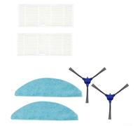 Hosrivae Ricambi Cecotec per Conga M70 per Genesis: 2 panni mocio, 2 spazzole laterali, 2 kit robot aspirapolvere accessori
