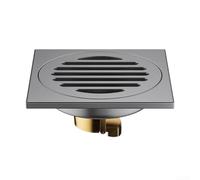 Hosrivae Scarico a pavimento, in acciaio inox con nucleo interamente in rame, guarnizione automatica degli odori, efficace filtraggio dei detriti, finitura grigia moderna per bagno doccia (3)