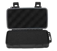 Hosrivae Scatola portaoggetti impermeabile IP67 a prova di schiacciamento con inserto in schiuma personalizzabile per campeggio e uso esterno - Plastica ABS, 220x124x50mm, 345g(WL604#)