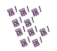Hosrivae Scheda decodificatore audio PCM1808, per modulo adc, filtro di sovrampionamento a 24 bit 64X scheda audio ad alta fedeltà, 34 x 27,2 mm, opzionale 1/2/5/10 pezzi per lettore fai da te (10