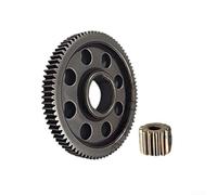 Hosrivae Set di 2 pezzi di ricambio per seghe a moto alternativo e decespugliatore da 4" a 8", ingranaggio grande a 83 denti e ingranaggio piccolo a 14 denti con foro quadrato, struttura in acciaio