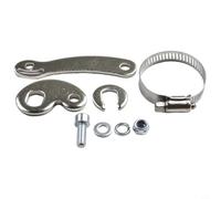 Hosrivae Set di 8 bracci di coppia in acciaio per motore E-Bike, rondelle a forma di C compatibili con telai elettrici anteriori e posteriori, 10 x 14 mm e 14 x 10 mm, 90 g