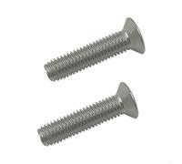 Hosrivae Set di dadi a T e bulloni in acciaio inox per montaggio aliscafo su tavole da surf e kitesurf - Kit di 4 pezzi con filettatura da 6 mm, compatibile con binario a 4 bulloni