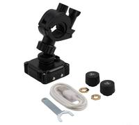 Hosrivae Sistema di pressione pneumatici TPMS wireless per moto con 7 modalità di allarme e sensori esterni, 2 pezzi (M6)