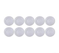 Hosrivae Sottovaso per piante, in plastica trasparente resistente, vassoio di drenaggio rotondo per piante in vaso da interni ed esterni, dimensioni 15,2 cm, 20,3 cm, 25,2 cm, 30,5 cm (15,2 cm, 10