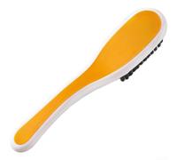 Hosrivae Spazzola materiale della scarpa dei pp e di PBT con le setole e la pulizia non abrasiva estesa della maniglia dei tessuti e del cuoio (F)