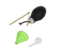 Hosrivae Spruzzatore per farina fossile con ugello lungo, in gomma a prova di perdite, per uso interno ed esterno, applicatore di polvere, per giardinaggio biologico e controllo dei parassiti agricoli