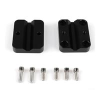 Hosrivae Staffa di navigazione GPS per moto in alluminio per manubrio da 12-16 mm - nero, adattabile, antiruggine e resistente all'usura, funzionamento frontale