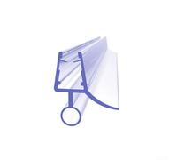 Hosrivae Striscia di ricambio per porta della doccia, deflettore d'acqua in gomma da 50 cm per separazione bagnato/secco, compatibile con porte in vetro da 6/8/10/12 mm (6 mm)